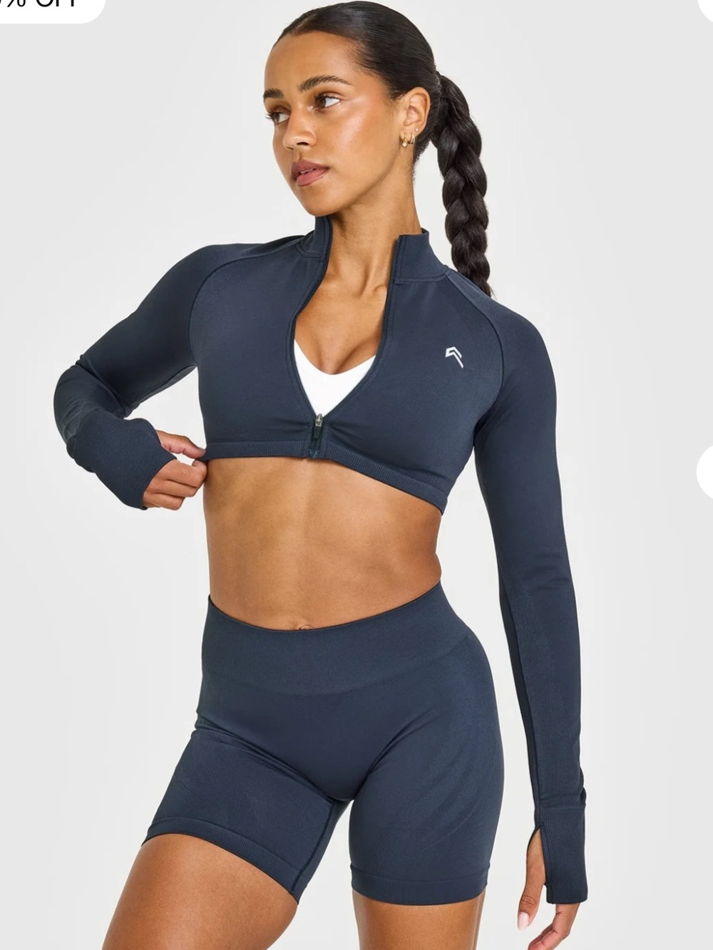 ONER active enhance seamless Crop Jacket